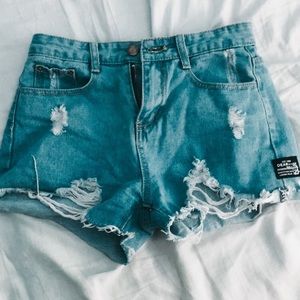 jean shorts